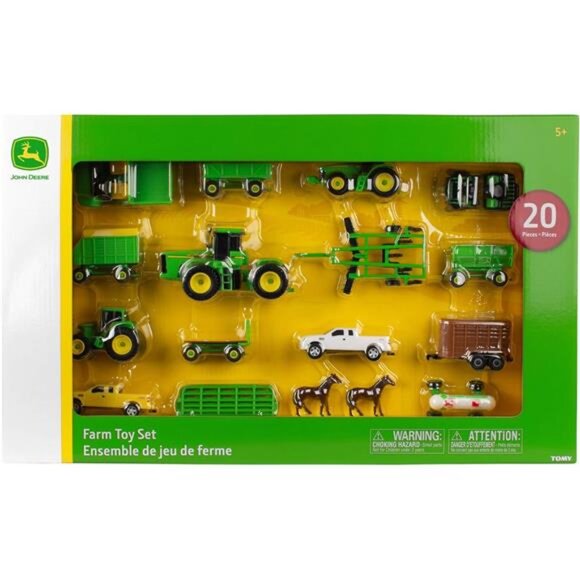 Tractor Toy and Truck Toy Value Set - 20 Farm Toys - Includes Tractors, Trucks - Picture 3 of 7